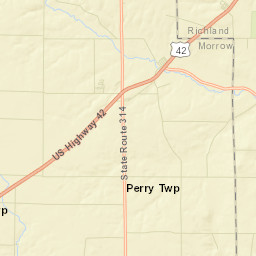 Shauck Ohio Street Map