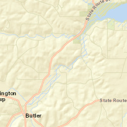 Newville Ohio Street Map