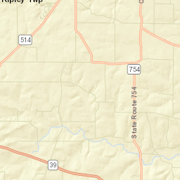 Paint Valley Ohio Street Map