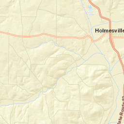 Holmesville Ohio Street Map