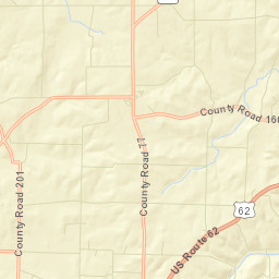 Mount Hope Ohio Street Map