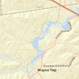 Dundee Ohio Street Map