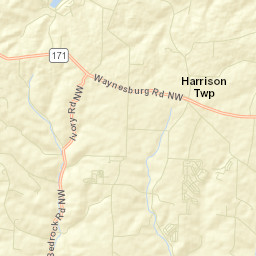 New Harrisburg Ohio Street Map