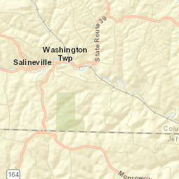 Salineville Ohio Street Map