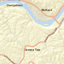 Midland Street Map