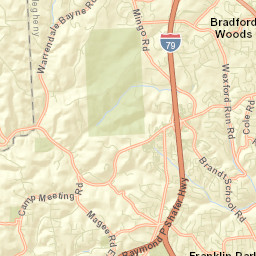 Bradford Woods Street Map