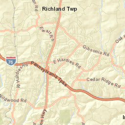 Gibsonia Street Map
