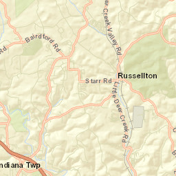 Russellton Street Map