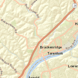 Brackenridge Street Map