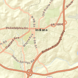 219 South 10th Street, Indiana University of Pennsylvania, In Street Map