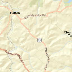 Patton Street Map