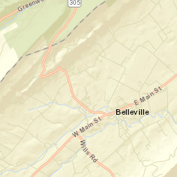 Belleville Street Map