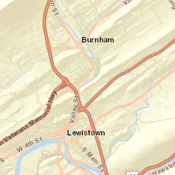Burnham Street Map