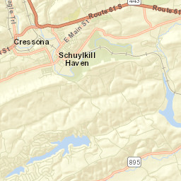 Cressona Street Map