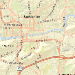 Bethlehem Street Map