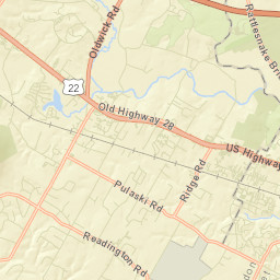 Whitehouse Station Street Map