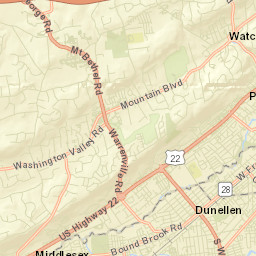 Warren Township Street Map