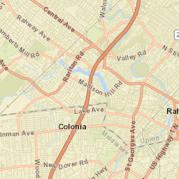 Rahway Street Map