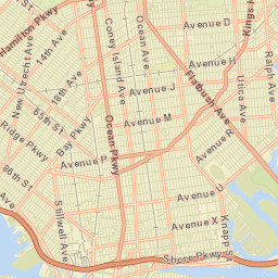 Sheepshead Bay New York Street Map