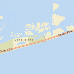 West Gilgo Beach New York Street Map