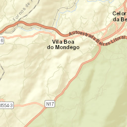 Celorico da Beira Street Map
