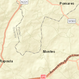 Pomares Street Map