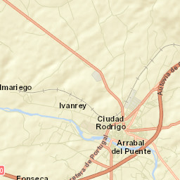 Ciudad Rodrigo Street Map