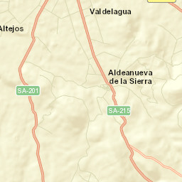 Aldeanueva de la Sierra Street Map