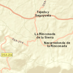 Tejeda y Segoyuela Street Map