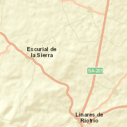 Linares de Riofrío Street Map