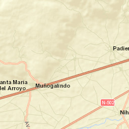 Muñogalindo Street Map