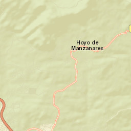 Hoyo de Manzanares Street Map