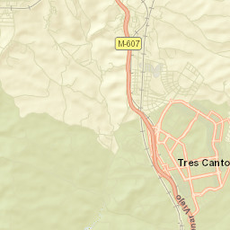 Tres Cantos Street Map