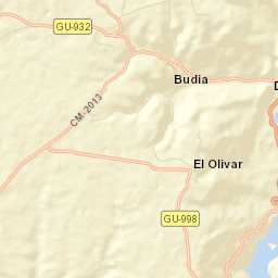 Budia Street Map
