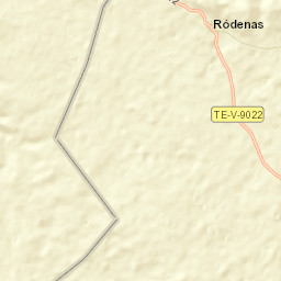 Ródenas Street Map