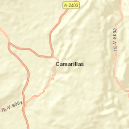 Camarillas Street Map