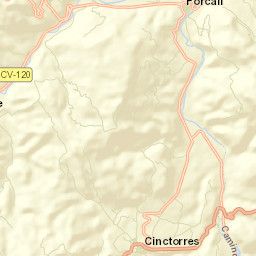 Todolella Street Map