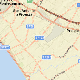 Pagliarone Street Map