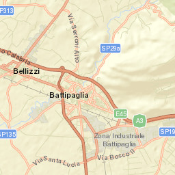 Battipaglia Street Map