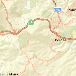 Picerno Street Map