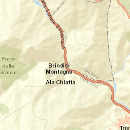 Brindisi Montagna Street Map