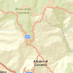 Albano di Lucania Street Map
