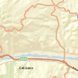 Calciano Street Map