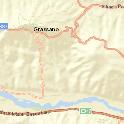 Grassano Street Map