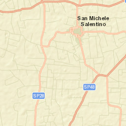 San Michele Salentino Street Map