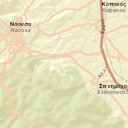 Kopanós Street Map