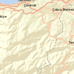 Çınarcık Street Map