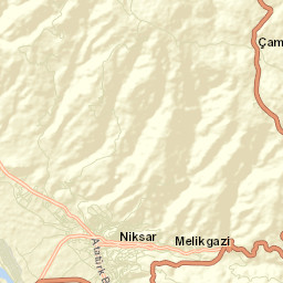 Niksar Street Map