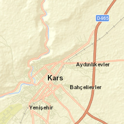 Kars Street Map
