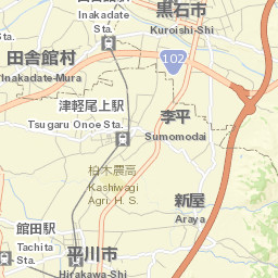 Kuroishi Street Map